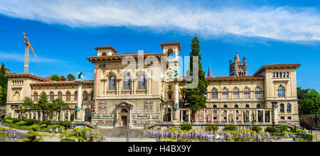 Le Palais de Rumine à Lausanne - Suisse Banque D'Images