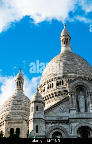 Voir de Sacré Cœur à Paris, France Banque D'Images