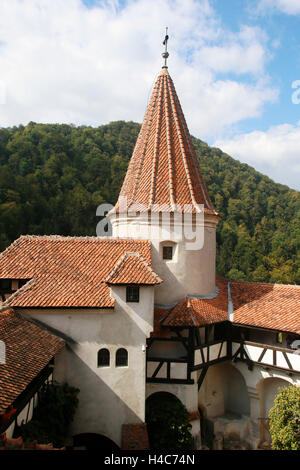 Château de Bran, le château Bran (dt. Törzburg, ung. Törcsvár), Transsilvanien, Rumänien, Transylvanie, Roumanie Banque D'Images