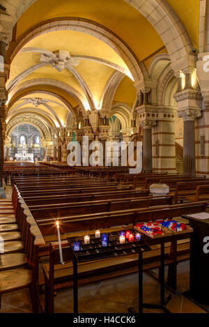 Basilique Notre dame de Fourvière, Lyon, de la région Auvergne Rhône cauchemar, France, Banque D'Images