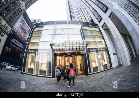 Cartier New York Banque D'Images