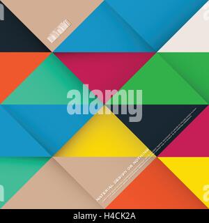 Résumé fond coloré, avec armatures triangulaires. vecteur géométrique, fashion design de matériaux. modèle de papier peint ba colorific Illustration de Vecteur