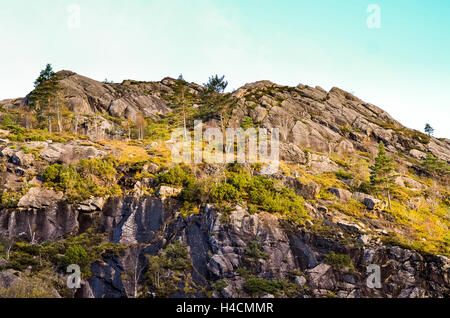 Grandes montagnes dans le centre de la Norvège au cours de l'automne Banque D'Images