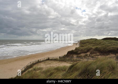 Waxham Beach au nord-ouest, East Anglia Norfolk Angleterre Banque D'Images