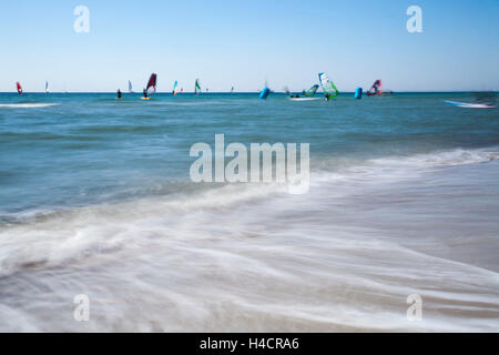 Wind surfer & SUP's à la surf festival 2016 Fehmarn Banque D'Images