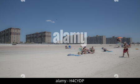 L'Amérique, USA, New York, Queens, Rockaway Beach Banque D'Images