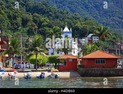 Dans Itacaraca la Lagoa Verde, état fédéral, Rio de Janeiro, Brésil Banque D'Images