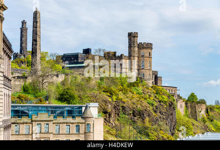 Voir l'Observatoire de la ville d'Edimbourg - Ecosse Banque D'Images