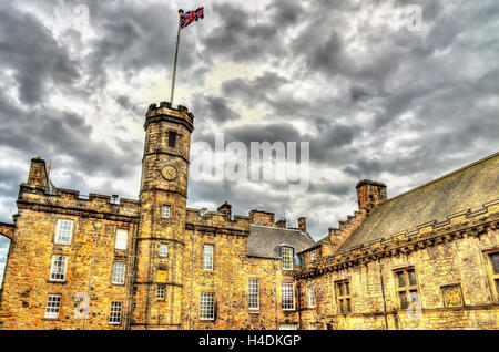 Vue sur le château d'Edimbourg - Ecosse, Royaume-Uni Banque D'Images