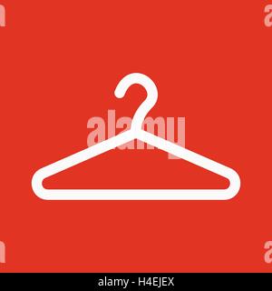 L'icône de suspension. Portemanteau symbole. Télévision Illustration de Vecteur