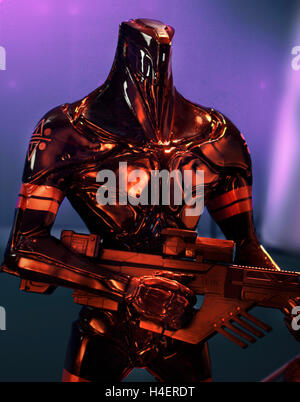 DATE DE SORTIE : Juillet 21, 2017 Title : La valériane et de la ville d'un millier de planètes STUDIO : Lionsgate Réalisateur : Luc Besson RÉSUMÉ : voyage dans le temps La valériane est agent envoyé pour enquêter sur un empire galactique, avec son partenaire Laureline avec : K-Tron Warrior (Crédit : c/Lionsgate Entertainment Images/) Banque D'Images