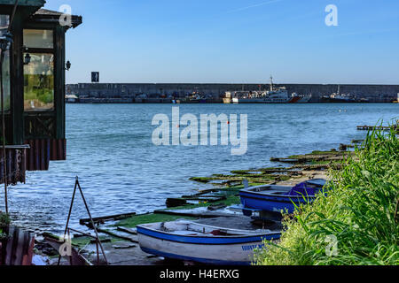 Ville port, Zonguldak, Turquie. Banque D'Images