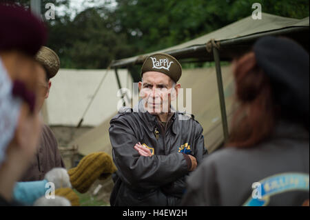 Années 40, festival week-end à Sheringham sur la côte nord du comté de Norfolk, en Angleterre. Banque D'Images