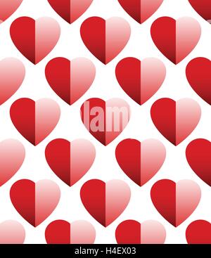 Modèle reproductible de façon transparente à l'ombre de fond - coeur Illustration de Vecteur