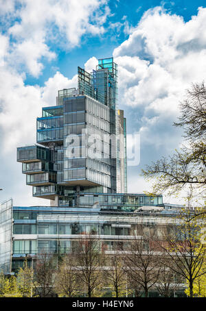 Banque régionale allemande du nord, l'architecture moderne, Nord/LB, siège rue Friedrichswall, Hanovre, Basse-Saxe, Allemagne Banque D'Images