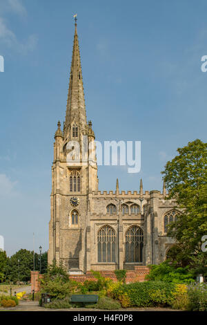 L'église St Mary, Saffron Walden, Essex, Angleterre Banque D'Images