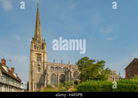 L'église St Mary, Saffron Walden, Essex, Angleterre Banque D'Images