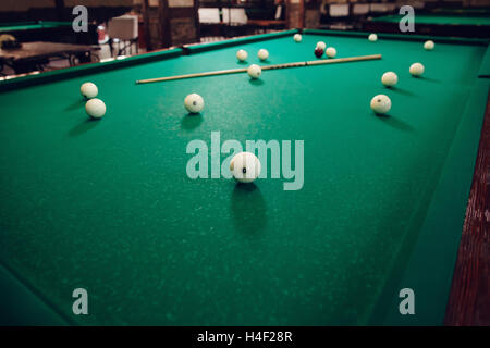 Table de billard Banque D'Images