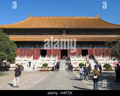 Hall d'éminentes faveurs, Tombeaux des Ming, Beijing, China, Asia Banque D'Images