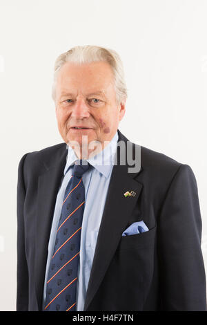 Lord Dafydd Elis-Thomas ancien Plaid Cymru AM qui cessent de devenir un organisme indépendant suis à l'Assemblée galloise. Banque D'Images