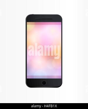 Smartphone, mobile phone isolated Illustration de Vecteur