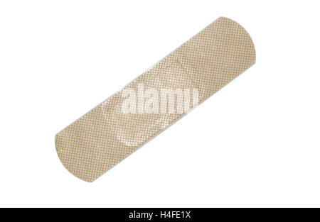 Bandage adhésif isolated on white Banque D'Images