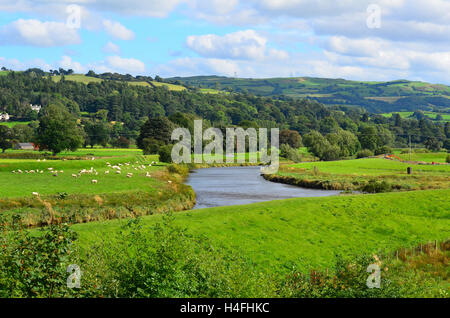 Vue sur la rivière Conwy, au nord du Pays de Galles, Royaume-Uni Banque D'Images