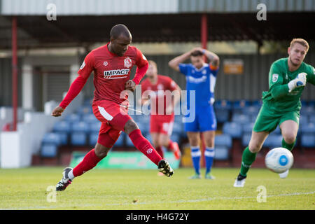 Craig Westcarr notation de Worksop Town contre Gateshead en coupe Banque D'Images