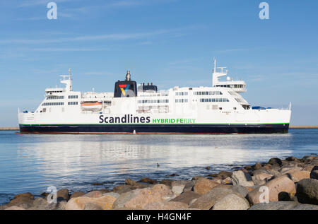 Scandlines' opération majeure entre Rødby Havn et Puttgarden. Banque D'Images