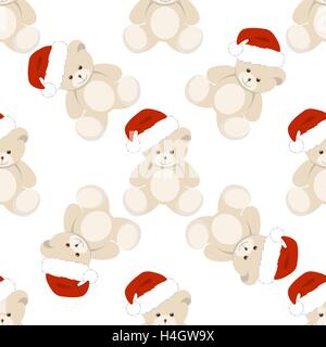 Ours de Noël Illustration de Vecteur