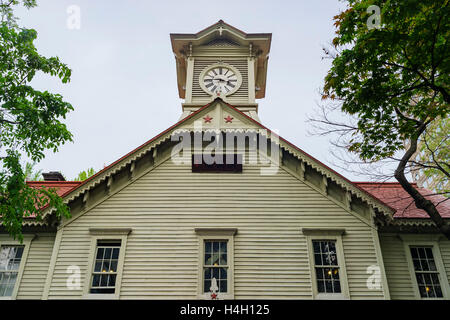 Historique La Tour de l'horloge (Sapporo Tokeidai) à Sapporo, Hokkaido, Japan Banque D'Images