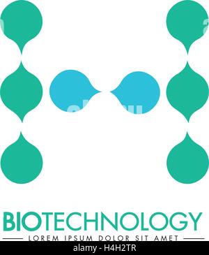 Les conceptions de la biotechnologie. 10 AI pris en charge. Illustration de Vecteur