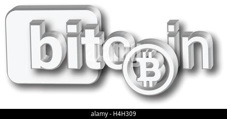 Logo Design Concept Bitcoin. Illustration de Vecteur