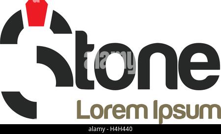 Concept Design Keystone. 10 AI pris en charge. Illustration de Vecteur