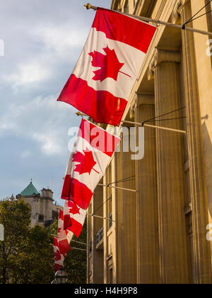Ambassade du Canada - Trafalgar Square, Londres, Angleterre Banque D'Images
