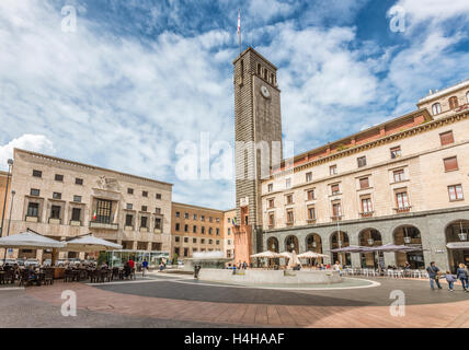 Piazza della Repubblica, Varèse, Italie Banque D'Images