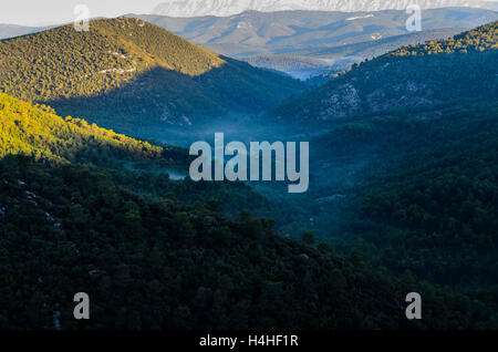 COLLINES DE LA STE BAUME, VAR FRANCE 83 Banque D'Images