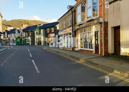 Blaenau Ffestiniog, une ardoise ville de Gwynedd, au nord du Pays de Galles. Banque D'Images