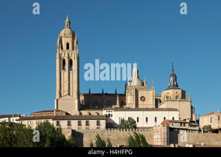 Cathédrale. Segovia. Castille-león. L'Espagne. Banque D'Images