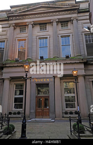 Les bâtiments d'assurance Queen,Reine,avenue Castle St, Liverpool, Angleterre, Royaume-Uni Banque D'Images