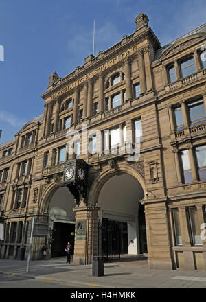 Bâtiment de la gare ferroviaire d'échange,Liverpool, Angleterre, Royaume-Uni Banque D'Images