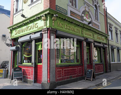 Manigances,Pub McDonalds Alehouse, Smithfield St, Liverpool, Merseyside, Royaume-Uni Banque D'Images