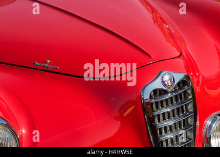 1954 Alfa Romeo 1900 Sprint voiture coupé fin détail avant Banque D'Images