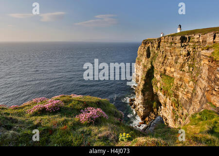 Duncansby Head ; Lighthouse ; Ecosse ; UK Banque D'Images