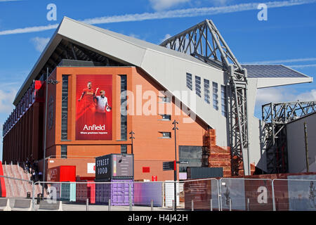 Les clubs de football de Liverpool nouveau peuplement principal en voie d'achèvement Banque D'Images