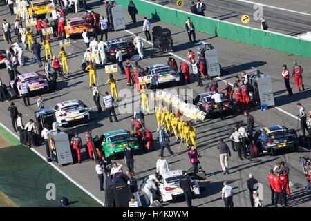 Hockenheim, Allemagne. 16 Oct, 2016. Sport Automobile : course DTM Hockenheim, Saison 2016 - 9. Cas d'Hockenheim, GER/dpa/Alamy Live News Banque D'Images