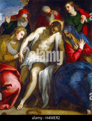 Jacopo Palma il Giovane, Lamentation, Italien, 1544 ou 1548 - 1628, ch. 1620, huile sur toile Banque D'Images