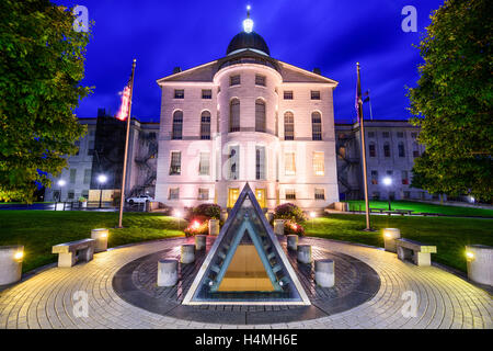 La Maine State House de Augusta, Maine, USA. Banque D'Images