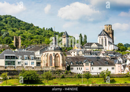 Oberwesel, Rhénanie-Palatinat, Allemagne Banque D'Images