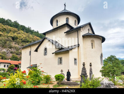 L'Assomption de Marie à l'Église orthodoxe serbe, Monastère Moraca, à Kolasin, Montenegro Banque D'Images